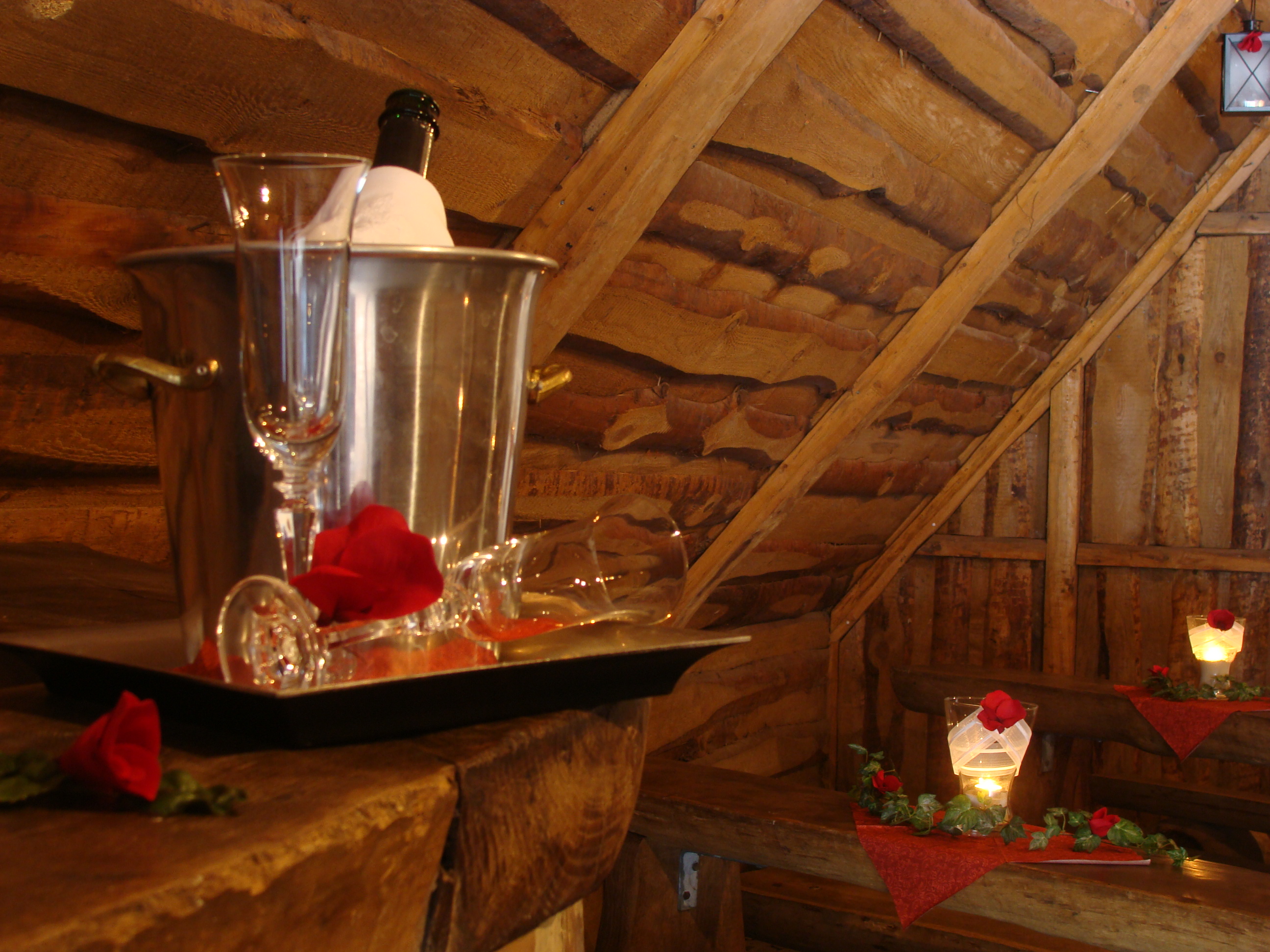 Schafstall innen Schafstall innen